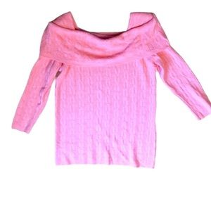 Vintage sweater Pink 3/4 Sleeve